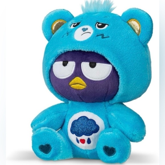 Badtz-Maru 8” As Grumpy Bear Fun-Size Plush by Sanrio - Picture 3 of 4